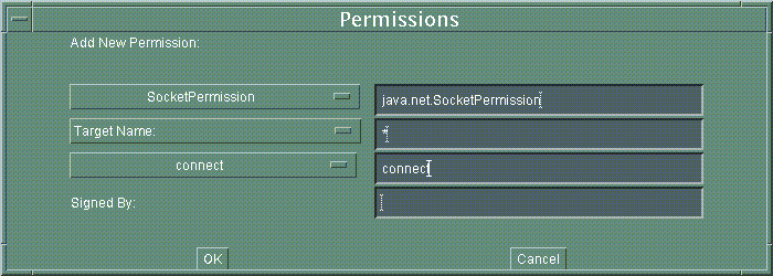 Socket Permission